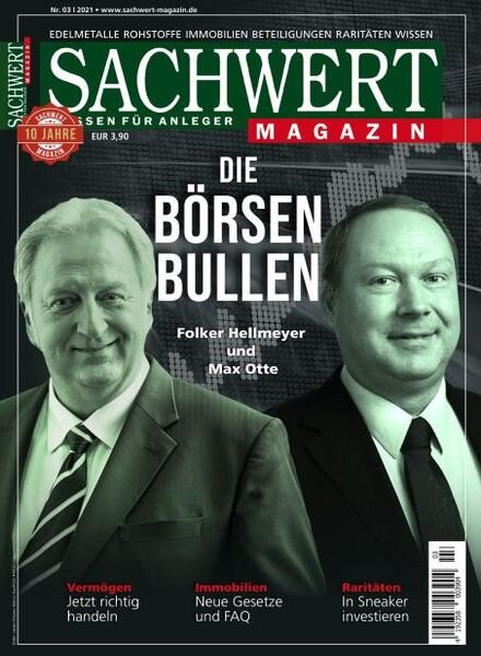 Sachwert Magazin – Juli 2021 Cover