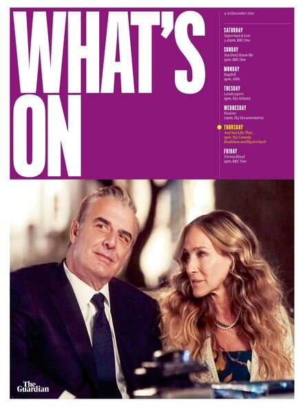 Saturday Guardian – What’s On – 04 December 2021 Cover