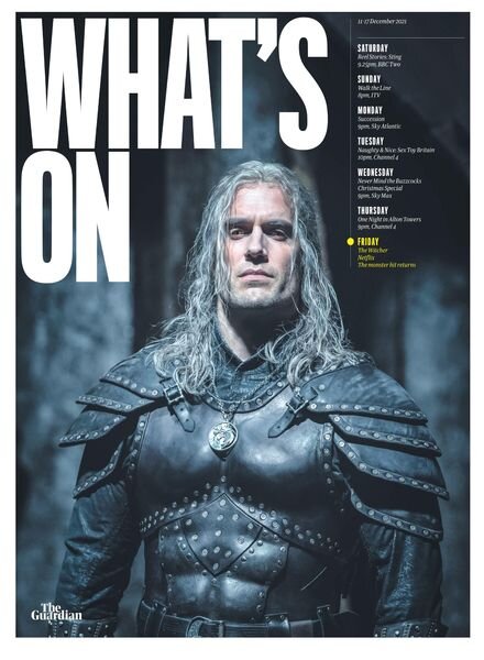 Saturday Guardian – What’s On – 11 December 2021 Cover