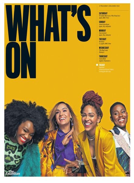 Saturday Guardian – What’s On – 27 November 2021 Cover