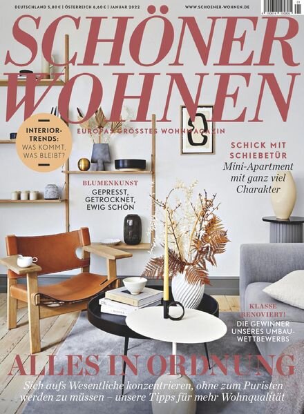 SchOner Wohnen – Januar 2022 Cover
