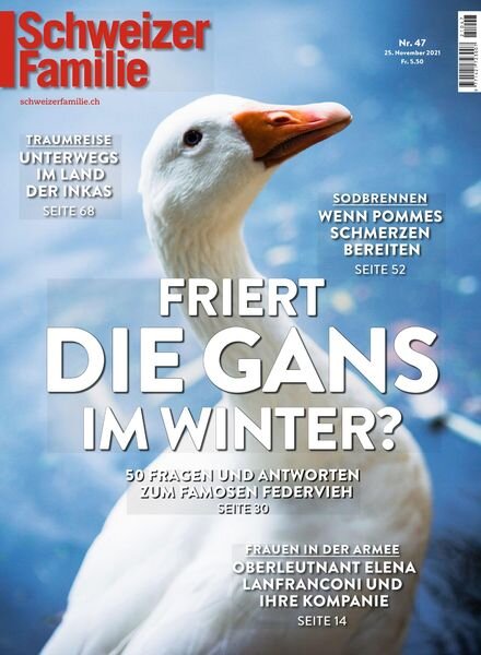 Schweizer Familie – 25 November 2021 Cover