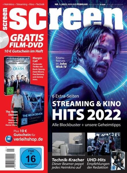 SCREEN MAGAZIN – Dezember 2021 Cover