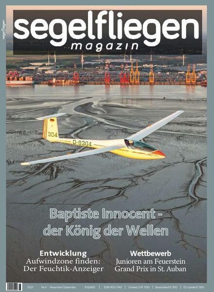 Segelfliegen – November-Dezember 2021 Cover