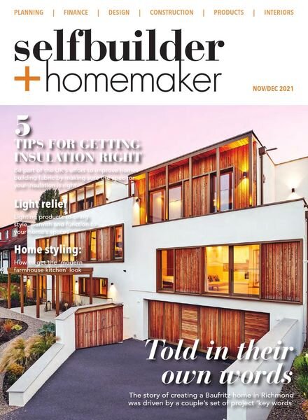 Selfbuilder & Homemaker – Issue 6 – November-December 2021 Cover