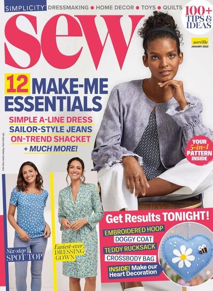 Sew – January 2022 Cover