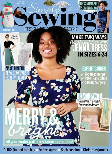 Simply Sewing – November 2021 Cover