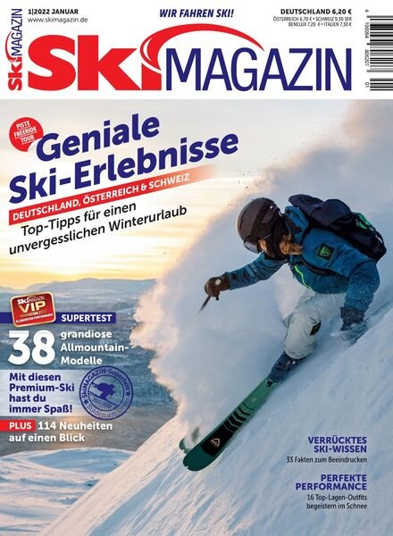 SkiMAGAZIN – Dezember 2021 Cover