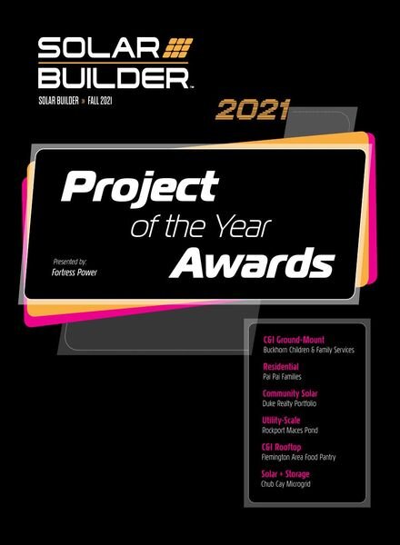 Solar Builder – Fall 2021 Cover