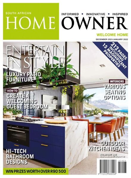 South African Home Owner – December 2021 Cover