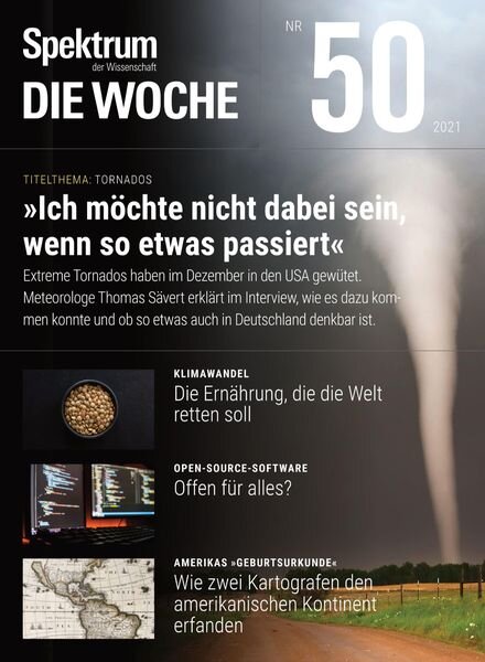 Spektrum – Die Woche – 16 Dezember 2021 Cover