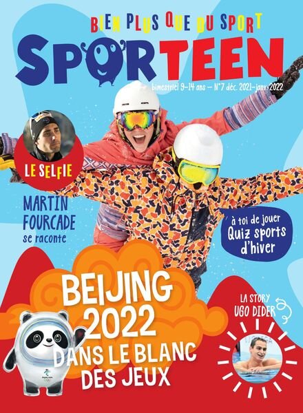Sporteen – Decembre 2021 – Janvier 2022 Cover