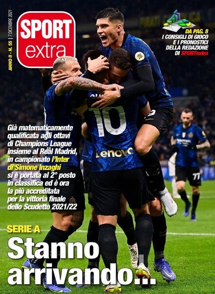SPORTextra – 7 Dicembre 2021 Cover