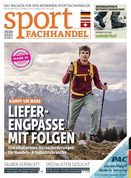 SportFachhandel – Nr11 2021 Cover