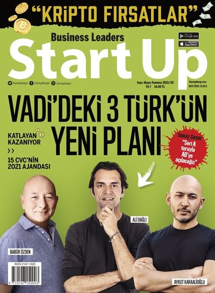 Startup Turkiye – Mayis 2021 Cover
