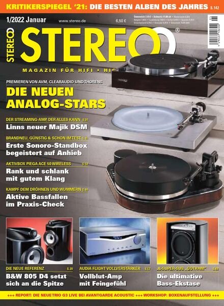 Stereo – Januar 2022 Cover