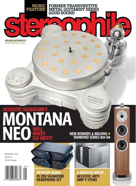 Stereophile – January 2022 Cover