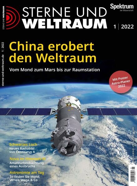 Sterne und Weltraum – 10 Dezember 2021 Cover