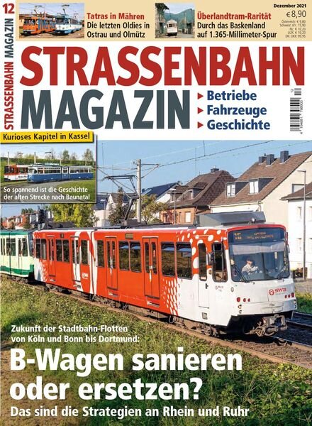 Strassenbahn Magazin – Dezember 2021 Cover