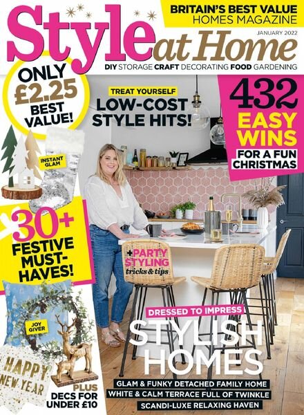 Style at Home UK – January 2022 Cover