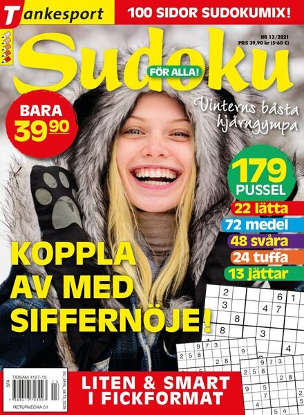 Sudoku fOr alla – 25 november 2021 Cover