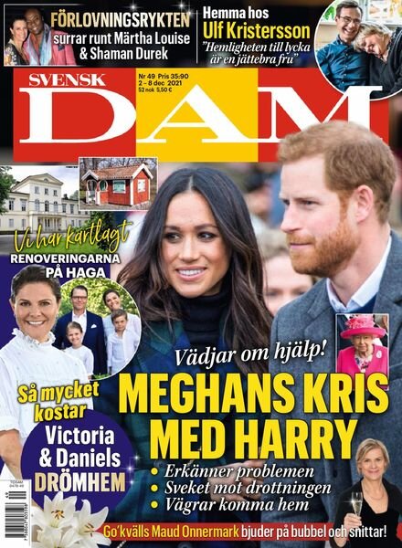 Svensk Damtidning – 02 december 2021 Cover