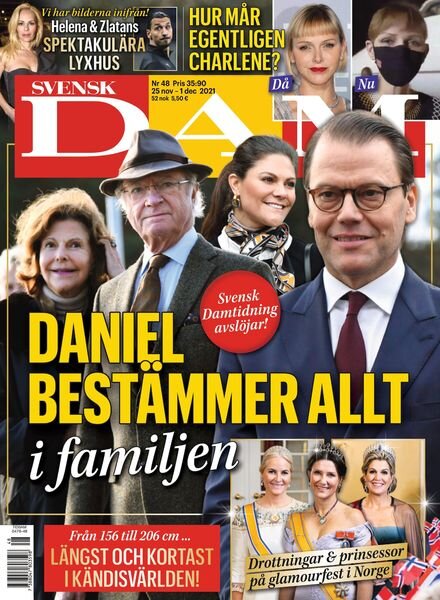 Svensk Damtidning – 25 november 2021 Cover