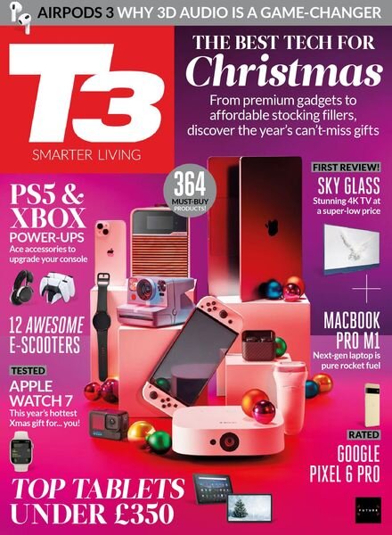 T3 UK – December 2021 Cover