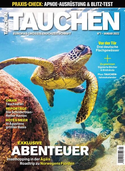 Tauchen – Januar 2022 Cover