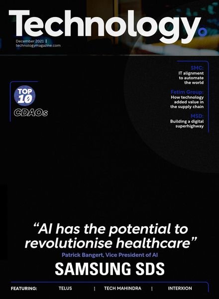 Technology Magazine – December 2021 Cover