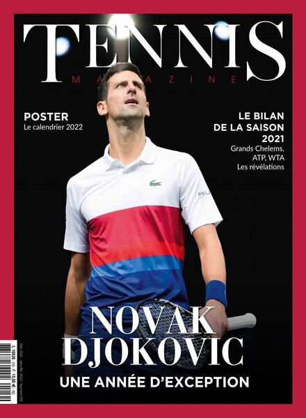 Tennis Magazine – Decembre 2021 – Fevrier 2022 Cover