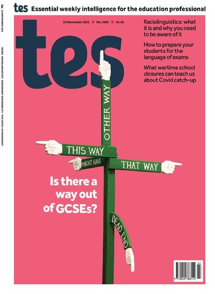 TES Magazine – 26 November 2021 Cover