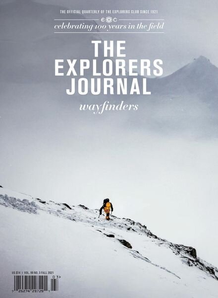 The Explorers Journal – November 2021 Cover