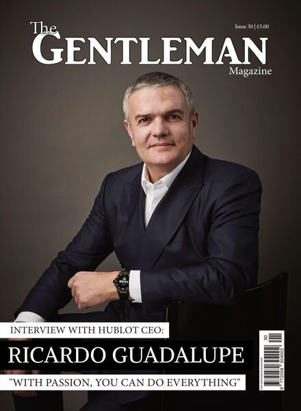 The Gentleman Magazine – December 2021 Cover