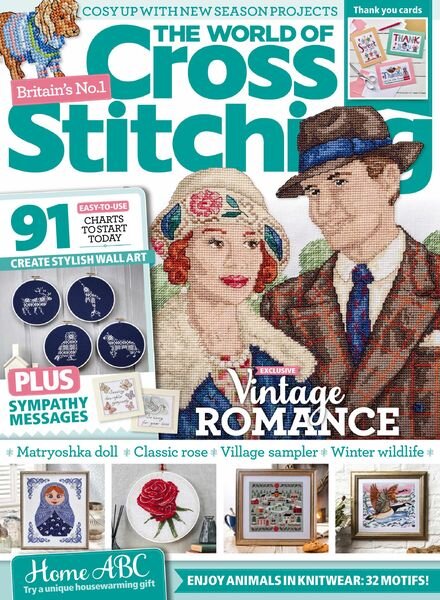 The World of Cross Stitching – January 2022 Cover