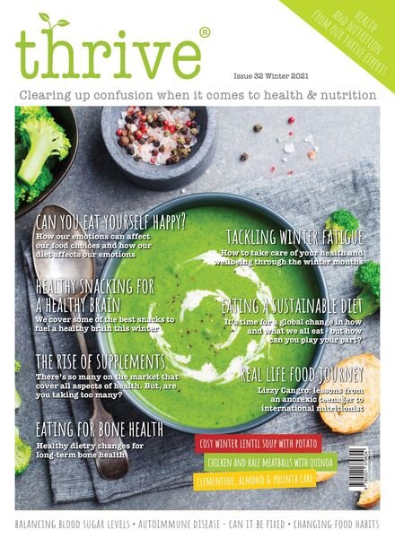 Thrive Magazine – December 2021 Cover