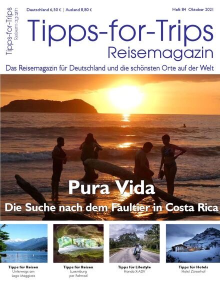 Tipps for Trips – Oktober 2021 Cover