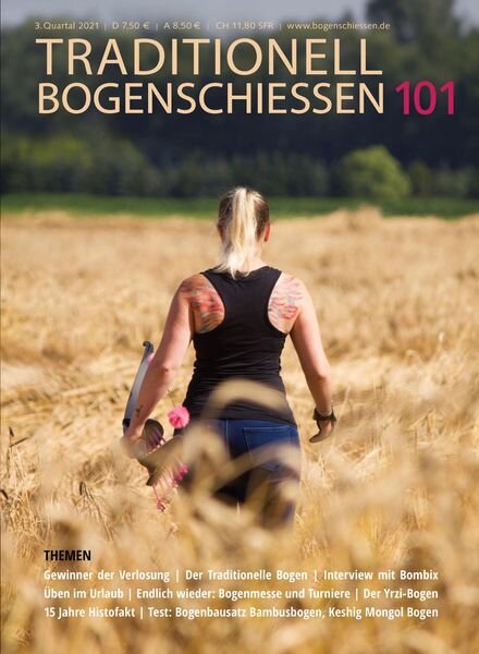 Traditionell Bogenschiessen – August 2021 Cover