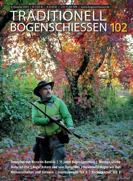 Traditionell Bogenschiessen – November 2021 Cover