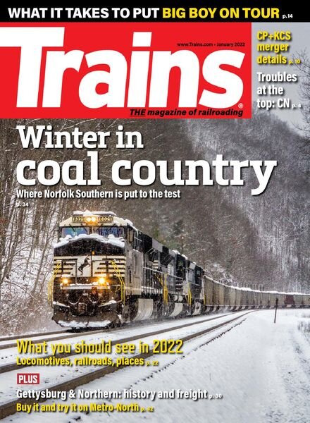 Trains – January 2022 Cover