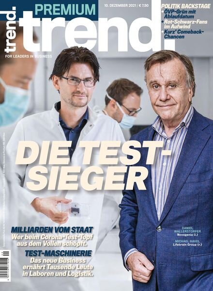 trend – 10 Dezember 2021 Cover