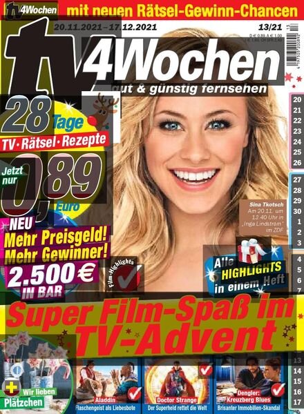 TV 4 Wochen – Nr13 2021 Cover