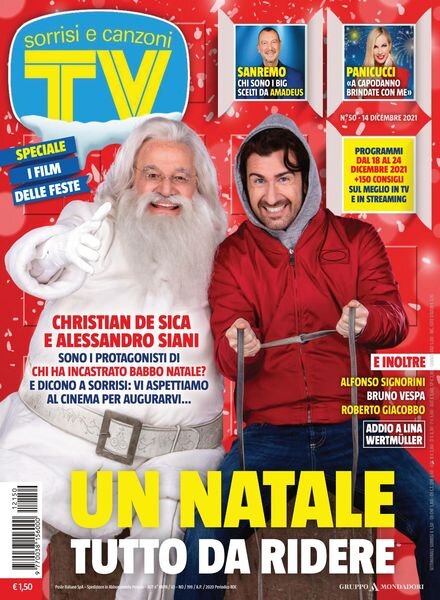 TV Sorrisi e Canzoni – 14 dicembre 2021 Cover