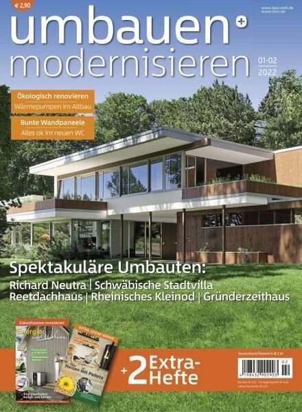 Umbauen + Modernisieren – Dezember 2021 Cover