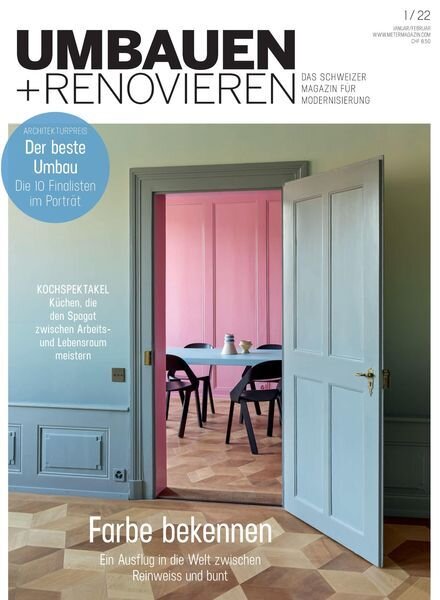 Umbauen + Renovieren – Dezember 2021 Cover