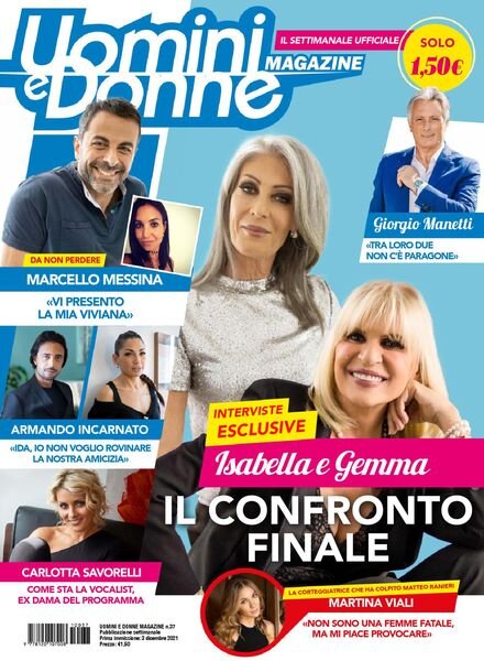 Uomini e Donne Magazine – 03 dicembre 2021 Cover