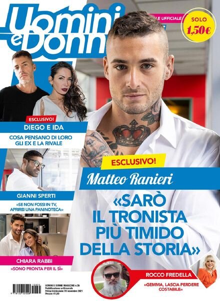 Uomini e Donne Magazine – 19 novembre 2021 Cover