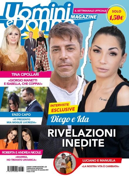 Uomini e Donne Magazine – 26 novembre 2021 Cover