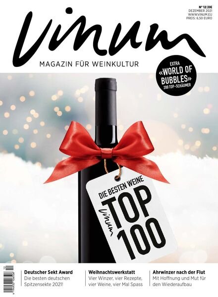 Vinum – Dezember 2021 Cover