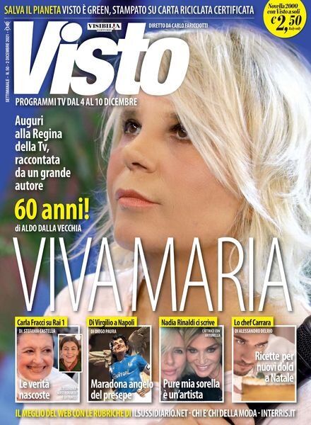 Visto – 02 dicembre 2021 Cover